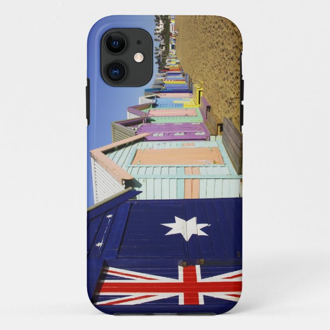 Bathing Boxes, Middle Brighton Beach, Port Case-Mate iPhone Case (Back)