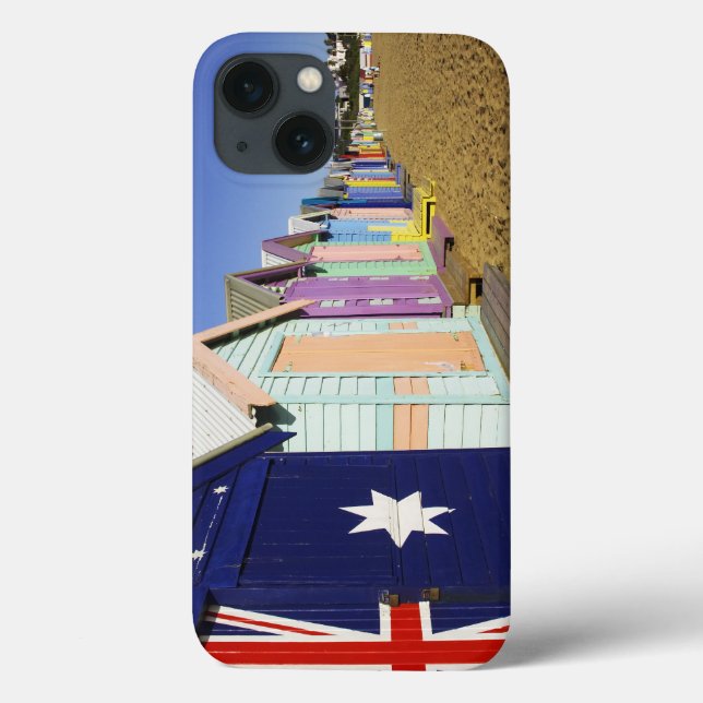 Bathing Boxes, Middle Brighton Beach, Port Case-Mate iPhone Case (Back)