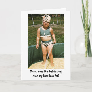 Bathing Cap Card