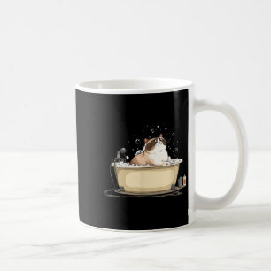 Bathing Cat Graphic Costume for Bathtube Lovers Coffee Mug