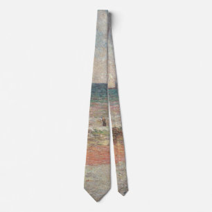Bathing Dieppe by Paul Gauguin, Vintage Fine Art Tie