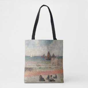 Bathing Dieppe by Paul Gauguin, Vintage Fine Art Tote Bag