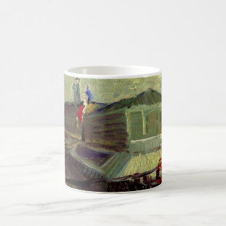Bathing Float on Seine Asniere by Vincent van Gogh Coffee Mug