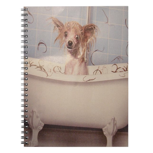 BATHING PUPPY NOTEBOOK (Front)