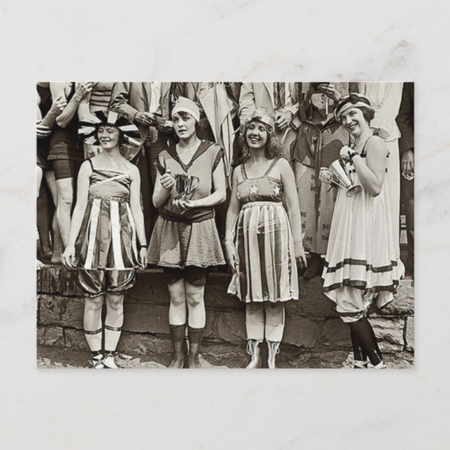 Bathing Suit Contest Postcard (Front)
