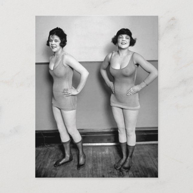Bathing Suit Models Postcard (Front)