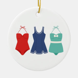 Bathing Suits Ceramic Ornament