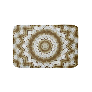 Bathmat, Abstract Kaleidoscope Image Bath Mat