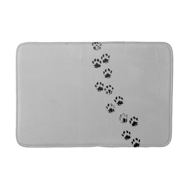 BATHMAT -CAT PAW PRINTS/TRACKS (Front)