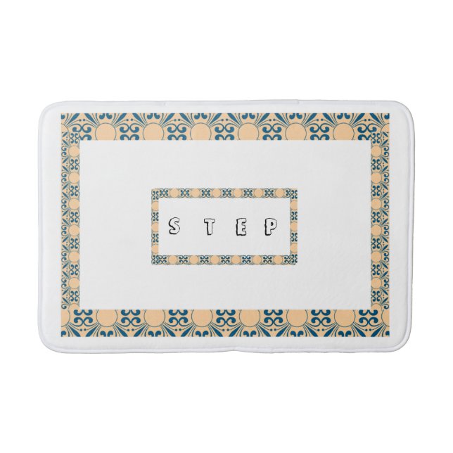 Bathmat Step-In Style Border Design  (Front)