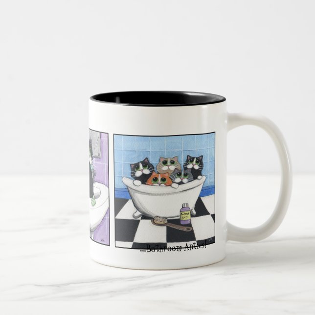 Bathroom Antics #1 Mug (Right)