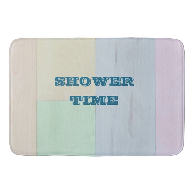Bathroom beach theme  bath mat (Front)