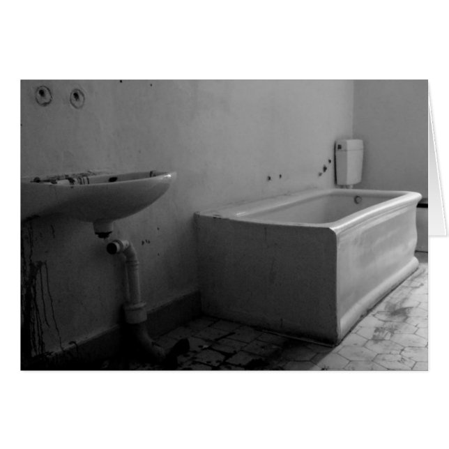 Bathroom (Black and white) (Front Horizontal)