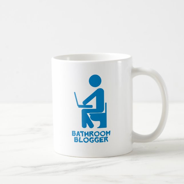 Bathroom Blogger Coffee Mug (Right)