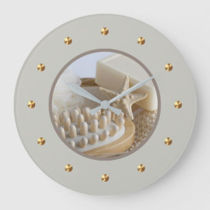 Bathroom Relaxing Spa Theme Wall Clocks