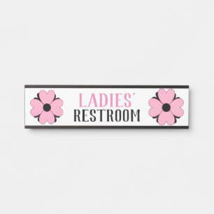Bathroom Signs Female Ladies' Restroom Door Sign