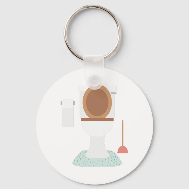 Bathroom Toilet Key Ring (Front)