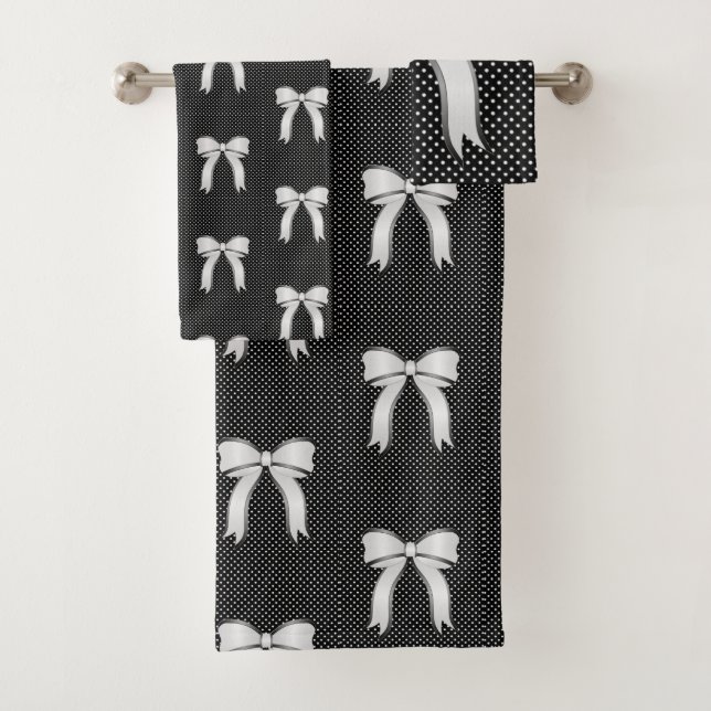 Bathroom Towel Sets Bow (Insitu)