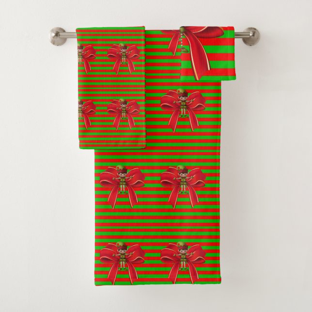 Bathroom Towel Sets Christmas (Insitu)
