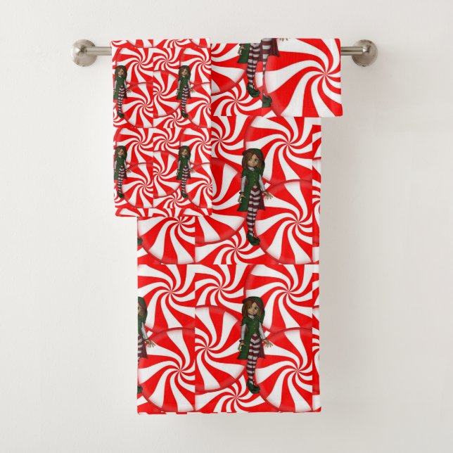 Bathroom Towel Sets Christmas (Insitu)