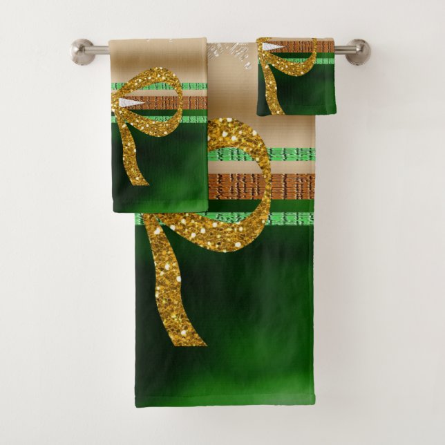 Bathroom Towel Sets Christmas (Insitu)