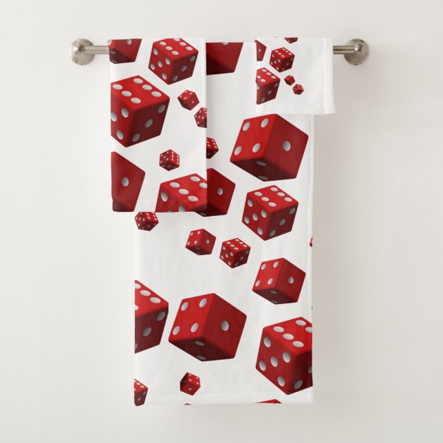 Bathroom Towel Sets Dice (Insitu)