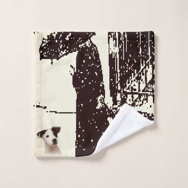 Bathroom Towel Sets Dog (Wash Cloth)