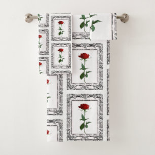 Bathroom Towel Sets Floral