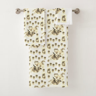 Bathroom Towel Sets Floral