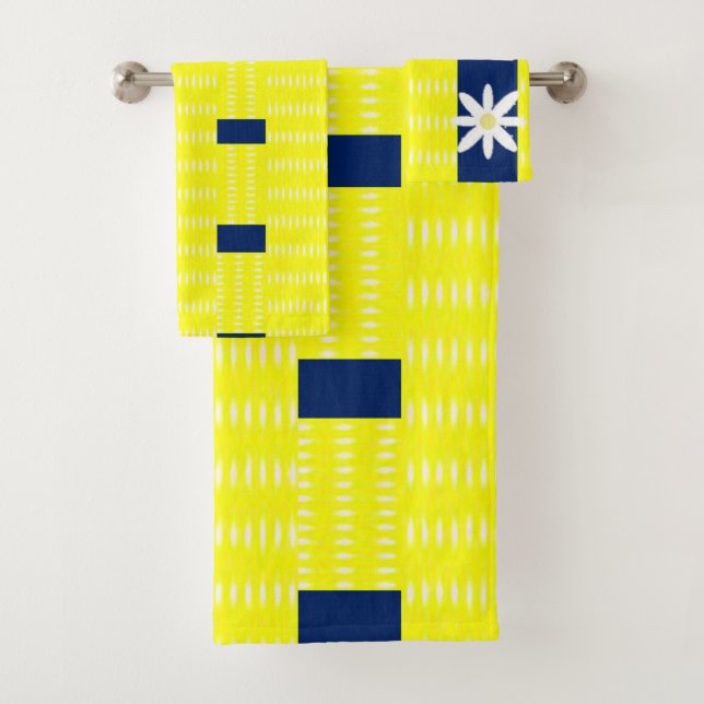 Bathroom Towel Sets Floral (Insitu)