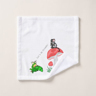 Bathroom Towel Sets Frog Mice Mushroom 