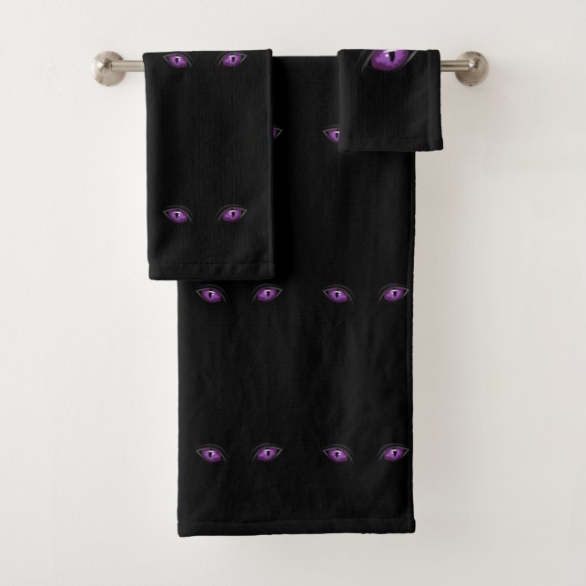 Bathroom Towel Sets Halloween (Insitu)