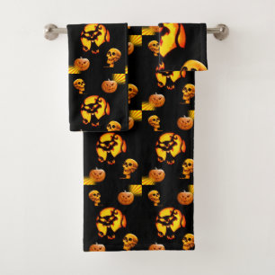 Bathroom Towel Sets Halloween