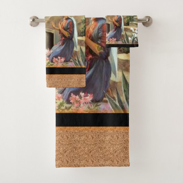 Bathroom Towel Sets Jesus (Insitu)