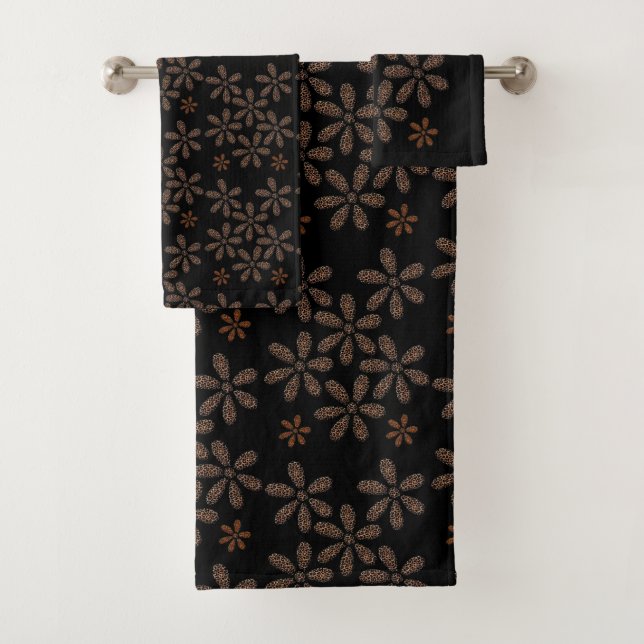 Bathroom Towel Sets Leopard (Insitu)
