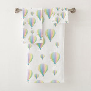 Bathroom Towel Sets Pastel Parachutes