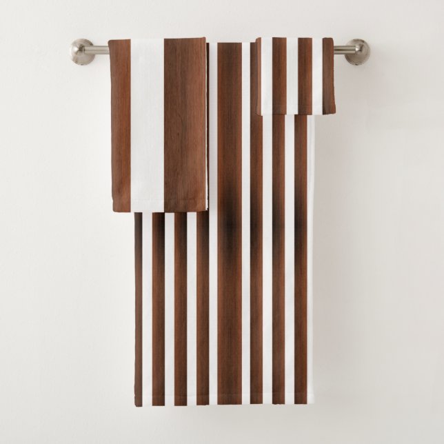 Bathroom Towel Sets Stripe (Insitu)