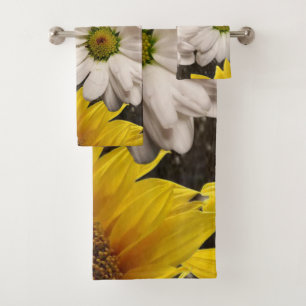 Bathroom Towel Sets Sunflower