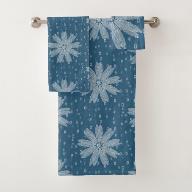 Bathroom Towel Sets Sunflowers (Insitu)