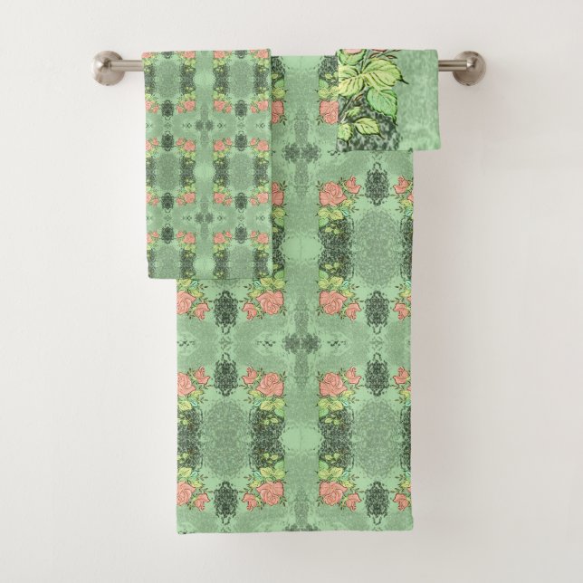 Bathroom Towel Sets Sunflowers (Insitu)