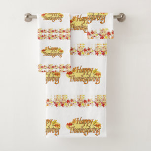 Bathroom Towel Sets Thanksgiving