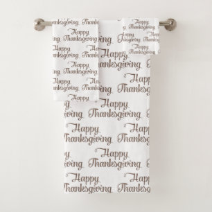 Bathroom Towel Sets Thanksgiving