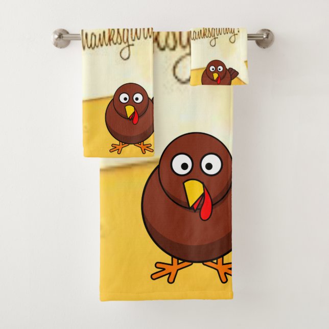 Bathroom Towel Sets Thanksgiving (Insitu)