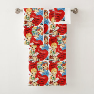 Bathroom Towel Sets Valentine's Day
