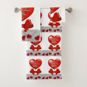 Bathroom Towel Sets Valentine's Day