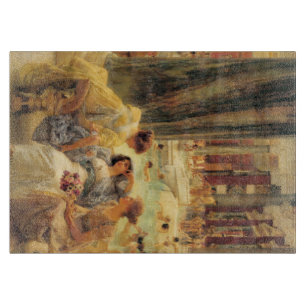 Baths of Caracalla by Lawrence Alma-Tadema Cutting Board