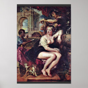 Bathsheba At The Fountain By Rubens, Peter Paul (B Poster
