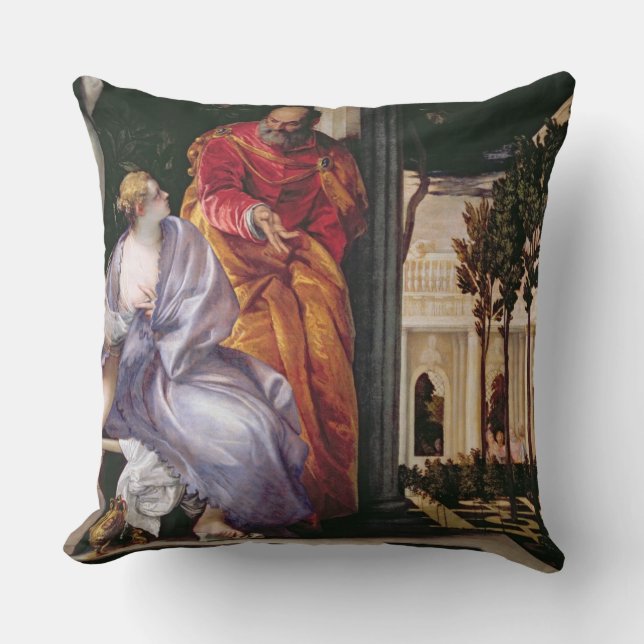 Bathsheba Bathing, c.1575 (oil on canvas) Cushion (Front)