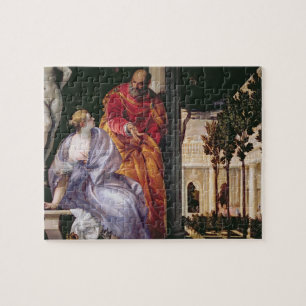 Bathsheba Bathing, c.1575 (oil on canvas) Jigsaw Puzzle