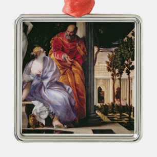 Bathsheba Bathing, c.1575 (oil on canvas) Metal Tree Decoration